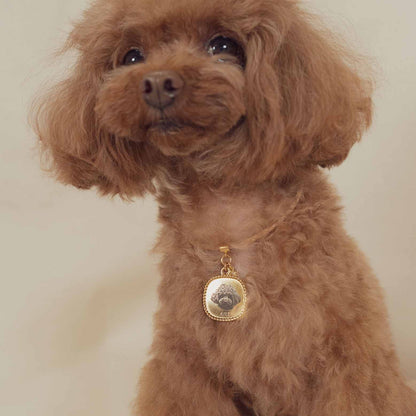 ゴールドドッグネックレス【小型犬用】
