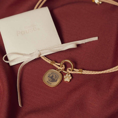 ゴールドドッグネックレス【中型犬〜大型犬用】