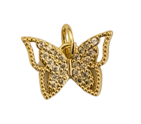 butterfly（gold・zirconia）
